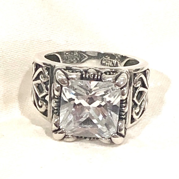 Silpada Jewelry - SILPADA Uptown Sterling Silver CZ Cocktail Ring